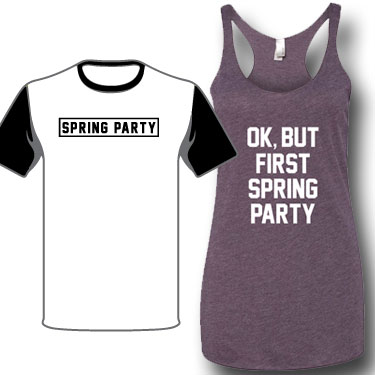 Pi Beta Phi Spring Party Tanks and Tees