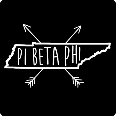 Pi Beta Phi Tennessee Tee T-Shirt