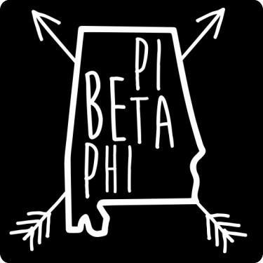 Pi Beta Phi Alabama Tee T-Shirt